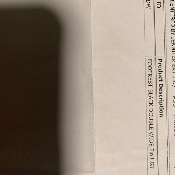 Body Bilt extra large Brand New Foot Stool, computer desk footstool - Picture 6 of 6